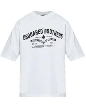 DSquared² Logo-Print T-Shirt - White