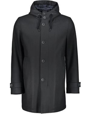 Herno Padded hooded coat - Schwarz