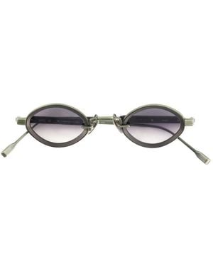 Sato Eyewear Talita Geometric-Frame Sunglasses - White