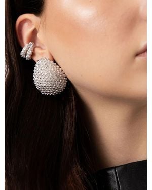 Paola Sighinolfi Beaded Drop Earrings - Black