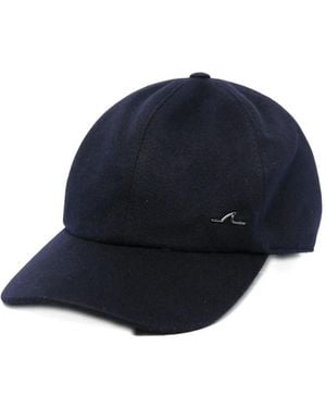 Paul & Shark Cashmere Baseball Cap - Blue