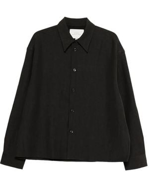 Studio Nicholson Long-Sleeve Shirt - Black