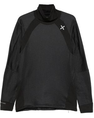 Montura High-Neck Logo-Print Sweatshirt - Black