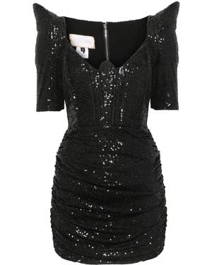 MITILIANE COUTURE Sequinned Mini Dress - Black