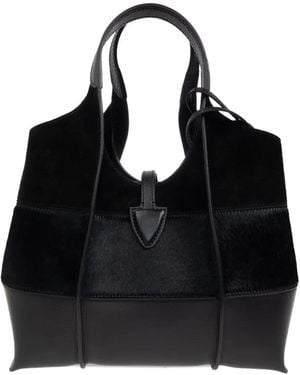 Tod's Leather Tote Bag - Black