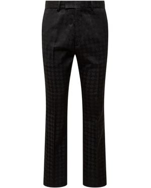 Amiri Tonal Ma Quad Kick Flare Trousers - Black