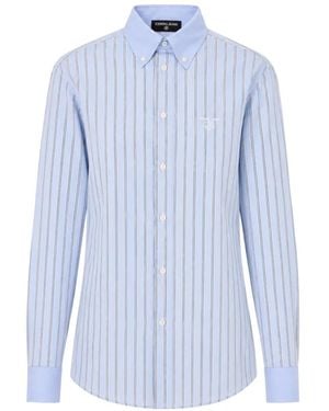 Iceberg Striped Button-Down Shirt - Blue