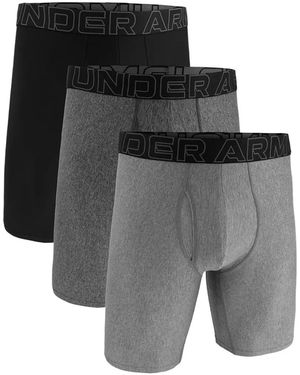 Under Armour Boxer Performance Tech (3 Pezzi) - Grigio