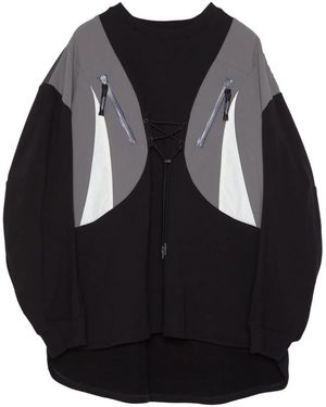 Yoshio Kubo Trail Sweatshirt mit rundem Ausschnitt - Schwarz