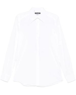 Dolce & Gabbana Popeline-Hemd - Weiß