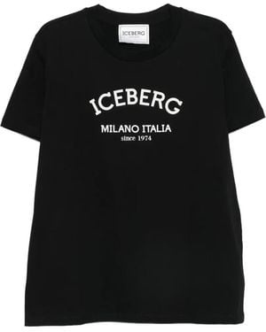 Iceberg Short-Sleeve T-Shirt - Black