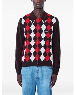 Miu Miu Cashmere Cardigan - Red