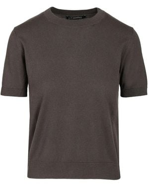 Max Mara T-Shirt À Manches Courtes - Grey