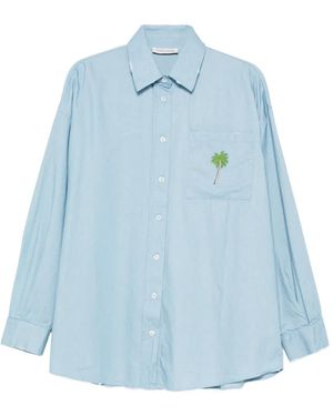 Joshua Sanders Embroidered Shirt - Blue