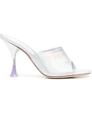 3Juin Leather Sandals - White