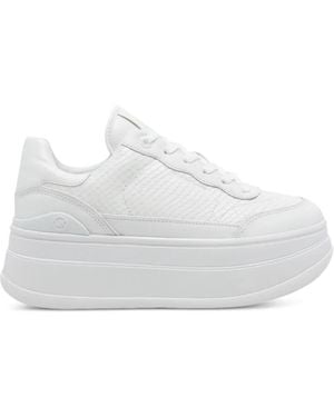 MICHAEL Michael Kors Platform Mini Logo Hayes Sneakers - White
