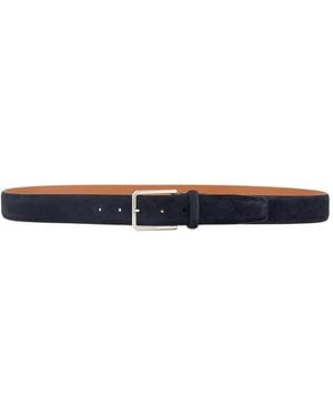 Santoni Ceinture En Daim - White