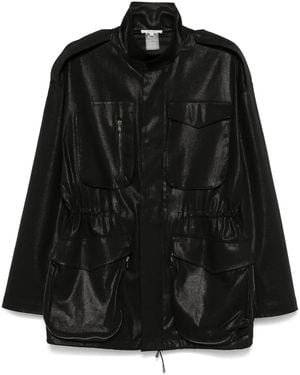 Nensi Dojaka Coated Jacket - Black