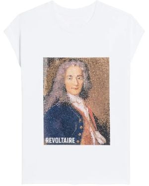 Zadig & Voltaire T-Shirt À Imprimé Graphique - White