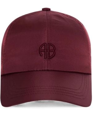 Anine Bing Jeremy Baseball Cap Ab Nylon - Red