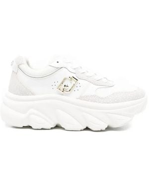 Liu Jo Logo Detail Trainers - White
