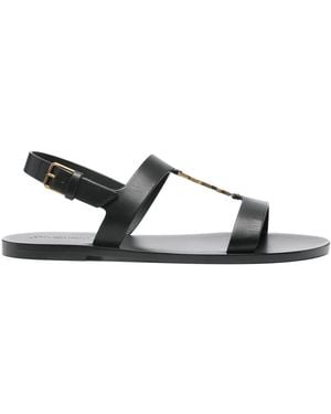 Saint Laurent Cassandre サンダル - ブラック