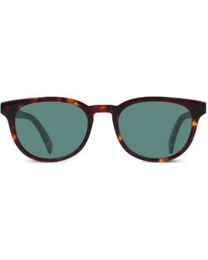 Paul Smith Tortoiseshell Pantos-Frame Sunglasses - Green