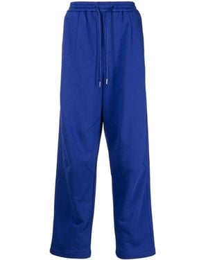 Juun.J Drawstring Cotton Trousers - Blue