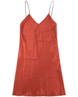 Chrome Hearts Silk Dress - Red