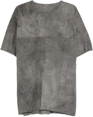 Ma+ Camiseta Con Efecto Envejecido - Gris