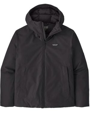 Patagonia Hooded Logo Jacket - Black