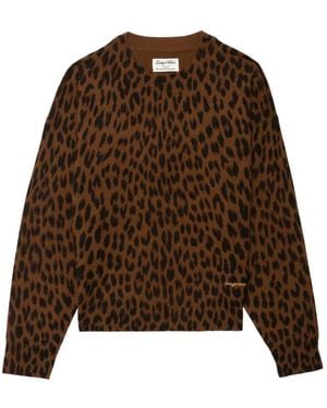 Zadig & Voltaire Soulo Lc Leopard Jumper - Brown