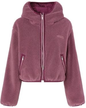 Pinko Kapuzenoberteil mit Reißverschluss - Lila