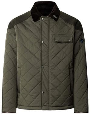 Hackett Gesteppte Kinloch Hybrid Jacke - Grün
