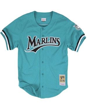 Mitchell & Ness "Mlb Marlins 1995 Andre Dawson" Baseball Jersey - Blue