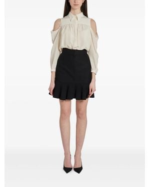 Victoria Beckham 2010s ペプラム ミニスカート - ブラック