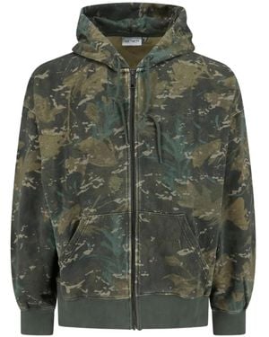 Carhartt Sweat Zippé À Capuche - Green