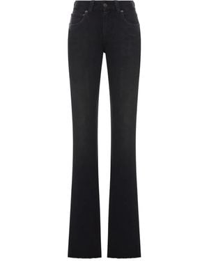 Balenciaga Jean À Coupe Évasée - Noir
