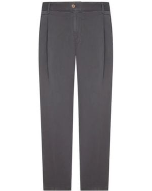 Briglia 1949 Pleated Chino Trousers - Grey