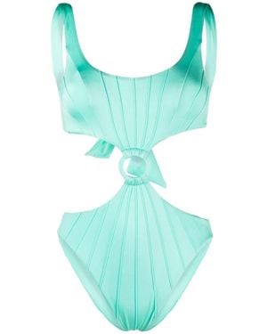 Noire Swimwear Cut-Out Swimsuit - Blue