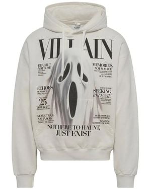 Doublet Villain Cover Print Hoodie - White