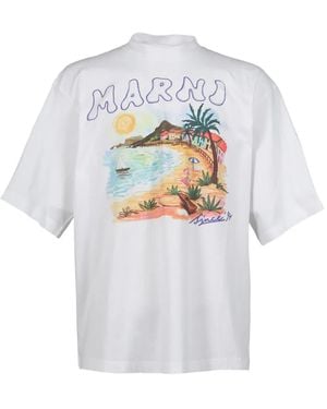 Marni Graphic T-Shirt - White