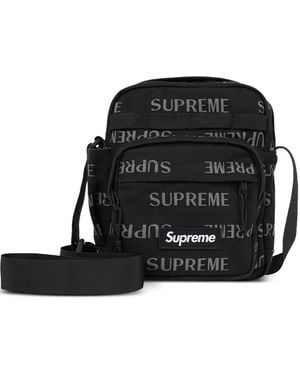 Supreme Borsa A Spalla Con Stampa Logo - Nero