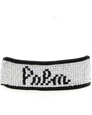 アクセサリーその他 PALM ANGELS 'Palm Beads' bracelet White/Black Palm Angels BlackWhite Palm Beads bracelet for Women Online