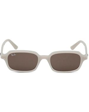 Ray-Ban Rectangle-Frame Sunglasses - Natural