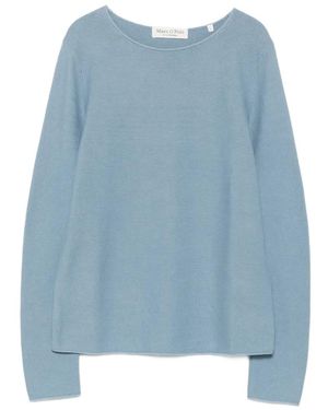 Marc O' Polo Boat-Neck Jumper - Blue