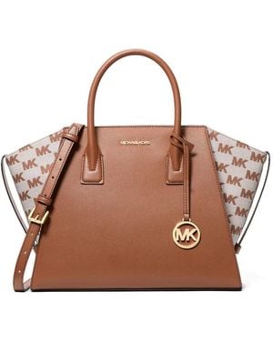 Michael Kors Large Avril Tote Bag - Brown