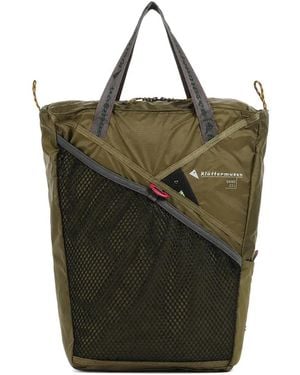 Klättermusen Mochila Gand Bag Con Panel De Malla - Verde