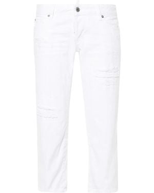 DSquared² Capri クロップドジーンズ - ホワイト