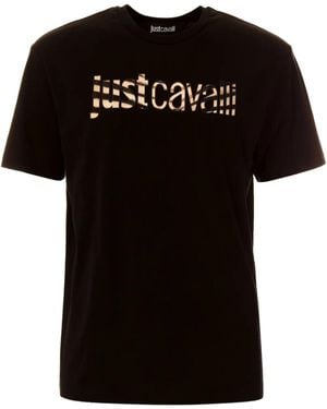 Just Cavalli Logo T-Shirt - Black